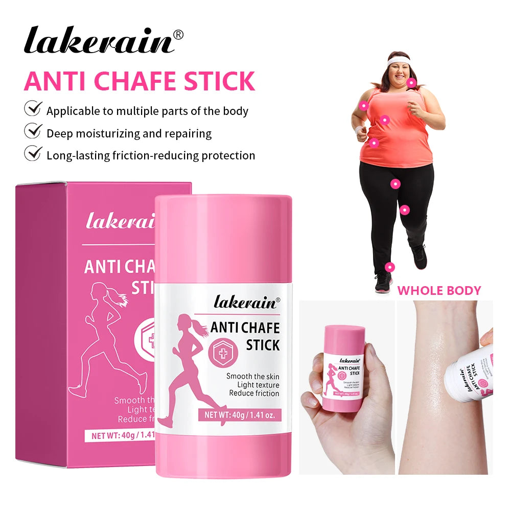 Anti Chafe Stick Friction Reducing Balm Moisturizing Skin Care for Runners and Athletes
