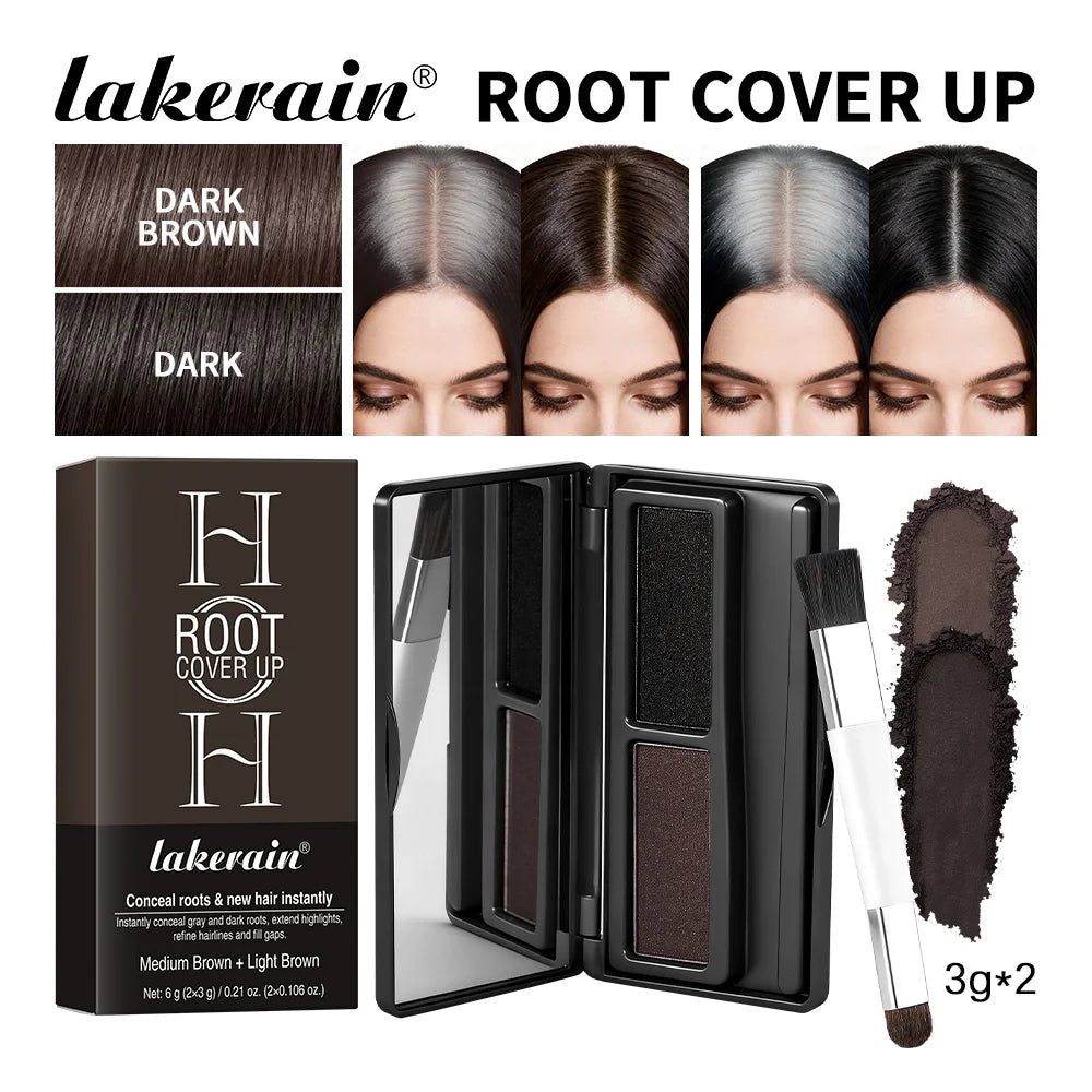 Hair Root Cover Up Powder Concealer for Instant Gray Coverage and Thinning Hair at Home - 22