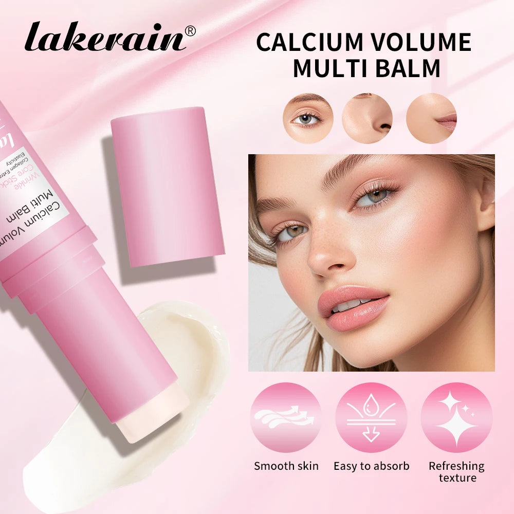 Calcium Volume Multi Balm Eye Wrinkle Cream Stick for Smoothing Skin and Reducing Dark Circles