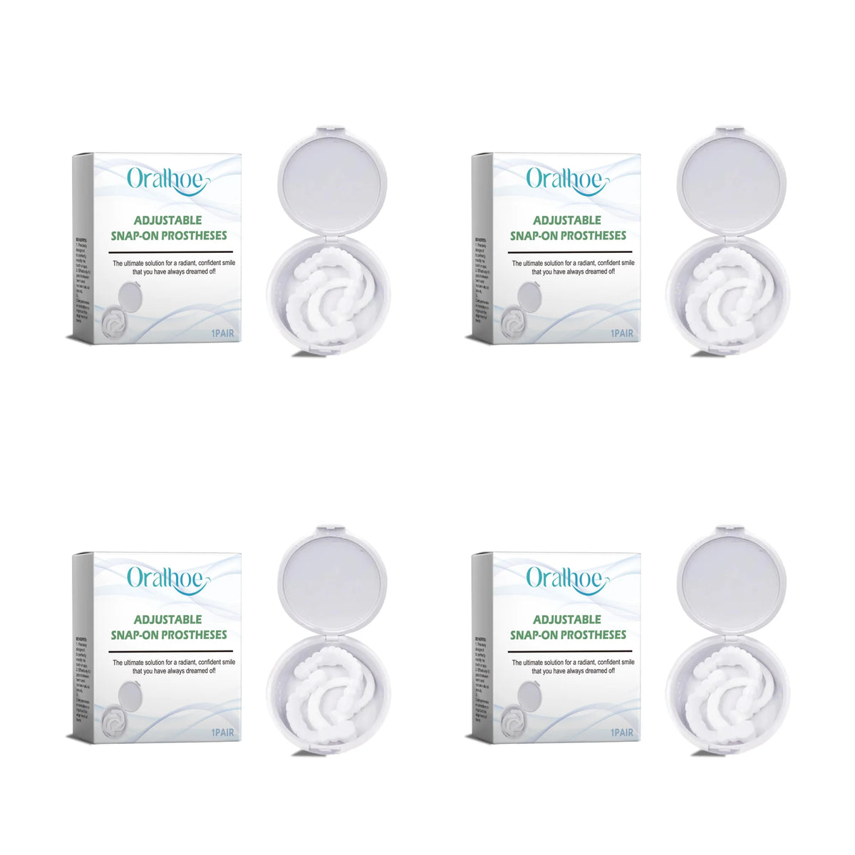 Adjustable Snap On Dentures Conceal Gaps and Stains for Adults Seeking a Radiant Smile
