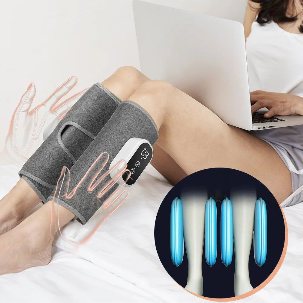 Wireless Calf Massager Airbag Compression Leg Relaxer for Athletes and Office Workers Daily - 17