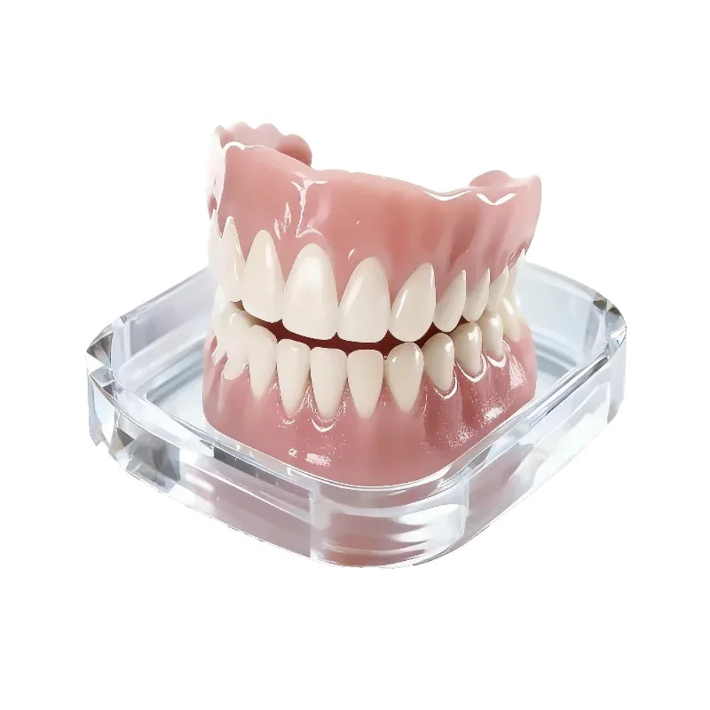 Fake Teeth Dentures Instant Smile Veneers for Men and Women for Natural Looking Oral Comfort - 6