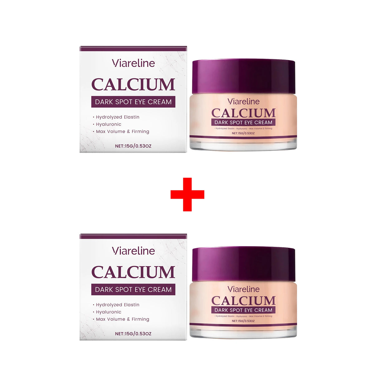 Calcium Eye Cream for Dark Circles and Fine Lines Firming Repair for Men and Women Daily Use