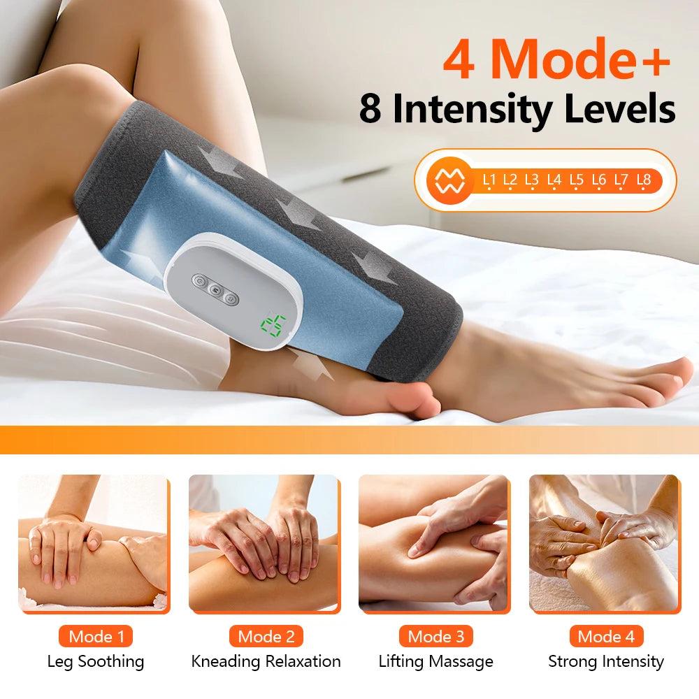 Wireless Calf Massager Air Compression Therapy for Tired Legs at Home or Office - 27