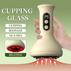 Electric Cupping Massager Scraping Tool Heated Meridian Device for Body Relaxation