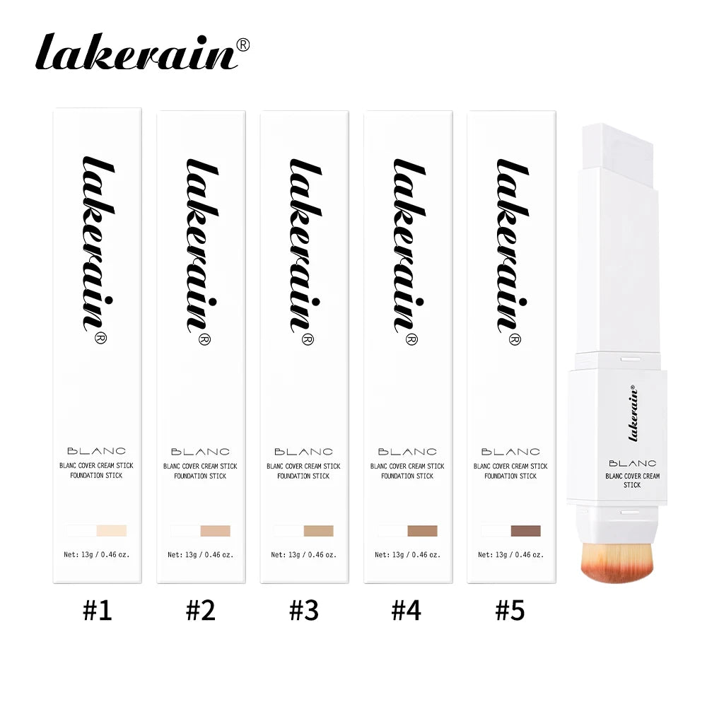 Blanc Cover Cream Stick Waterproof Foundation for Natural Makeup Coverage for Women Daily
