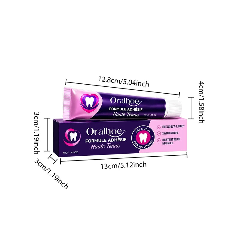 Denture Adhesive Cushion Comfortable Stabilizing Pad for Seniors at Home Daily Oral Care