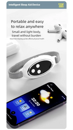 Microcurrent Sleep Aid Device EMS Pulse Massager for Restful Sleep and Anxiety Relief at Home