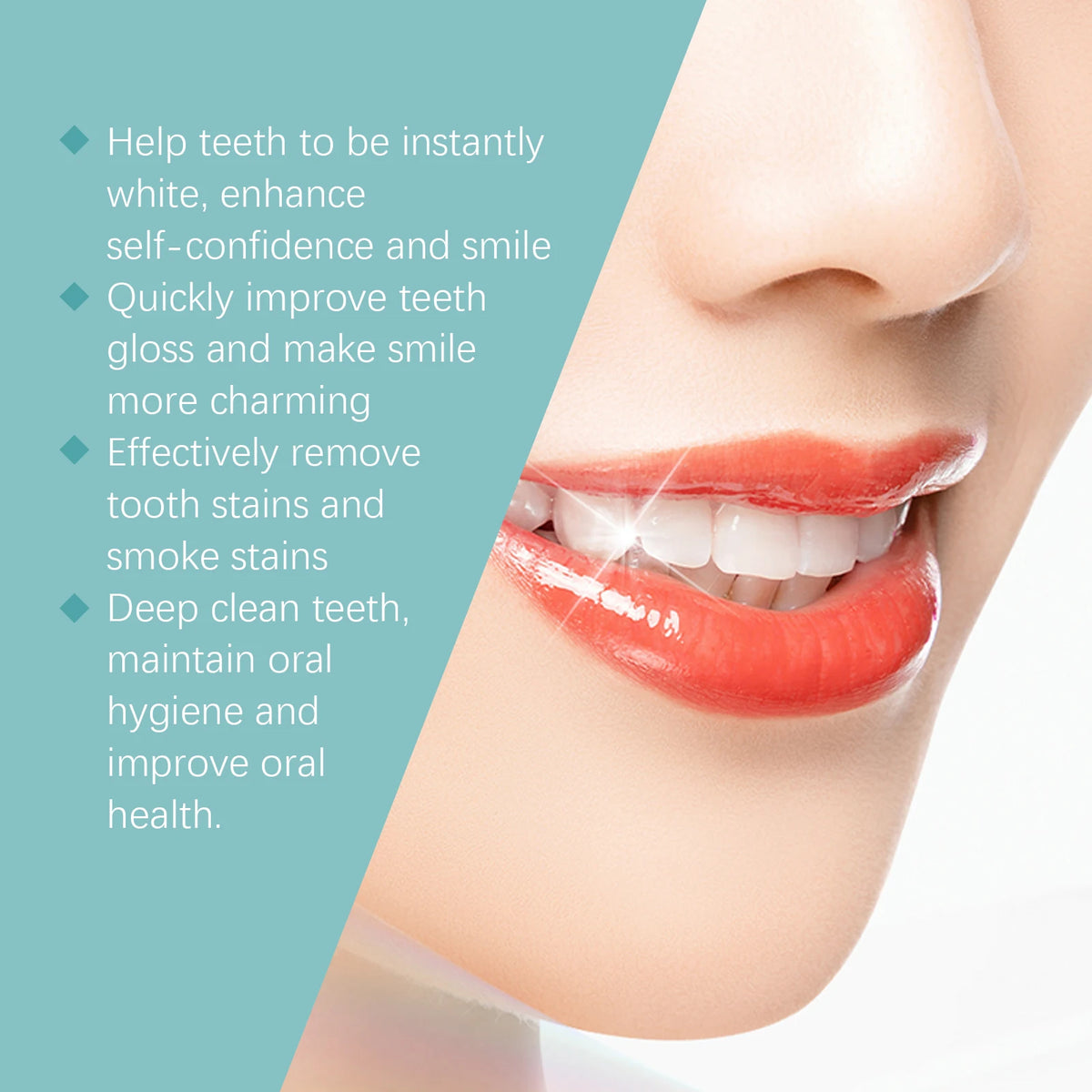Teeth Whitening Paint Remove Dental Stains for Brighter Smile at Home