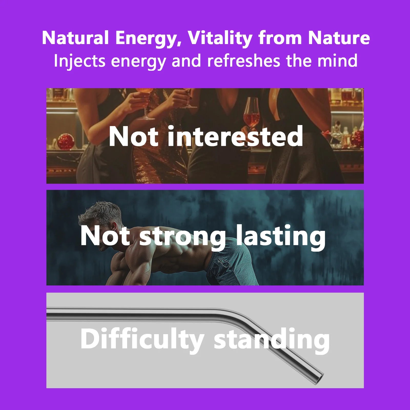 Double Hole Vitality Energy Stick Natural Aromatherapy Inhaler for Men on the Go Daily Relief - 4