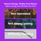 Double Hole Vitality Energy Stick Natural Aromatherapy Inhaler for Men on the Go Daily Relief