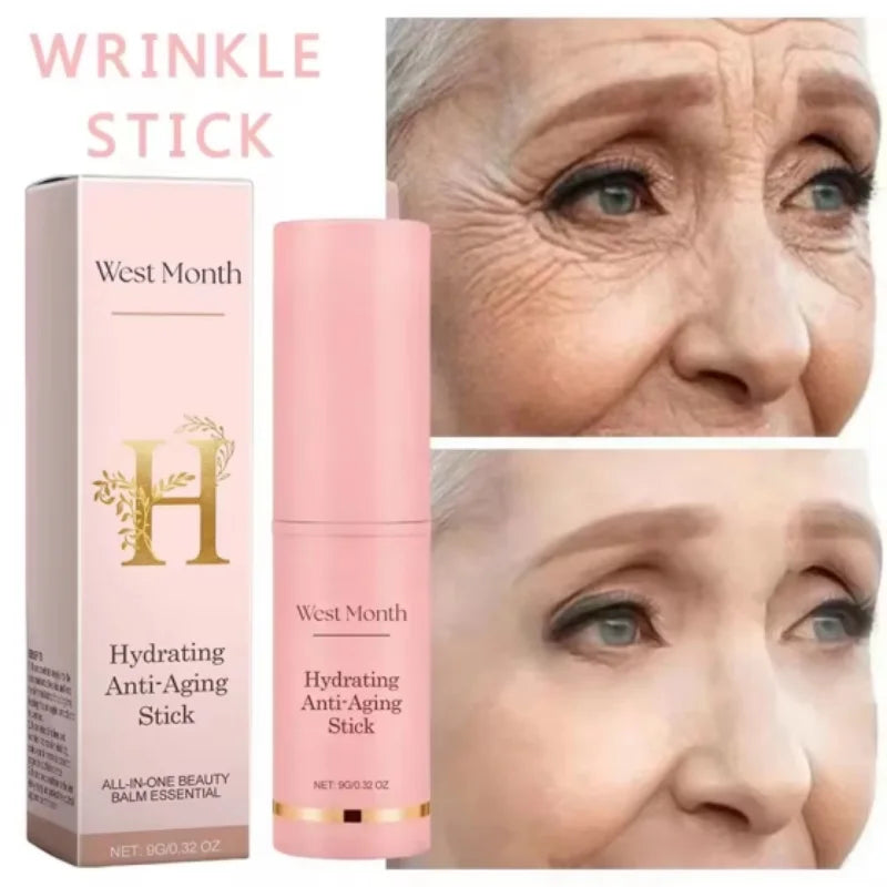 Collagen Anti Aging Moisturizing Stick Wrinkle Removing Balm for Women and Daily Skincare