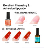Nail Primer and Dehydrator Set Fast Air Dry Prep for Professional Manicure at Home