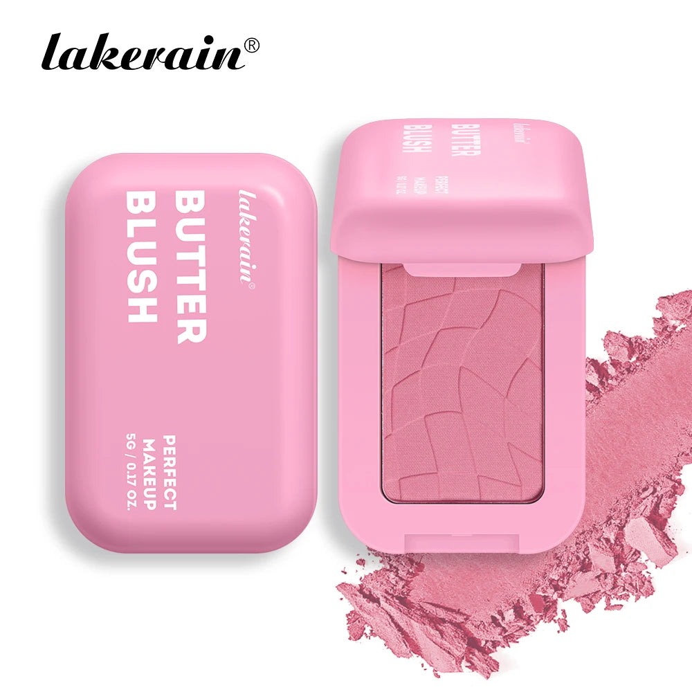 Butter Blush High Pigment Cream Powder Long Lasting Waterproof Makeup for Women Daily Beauty