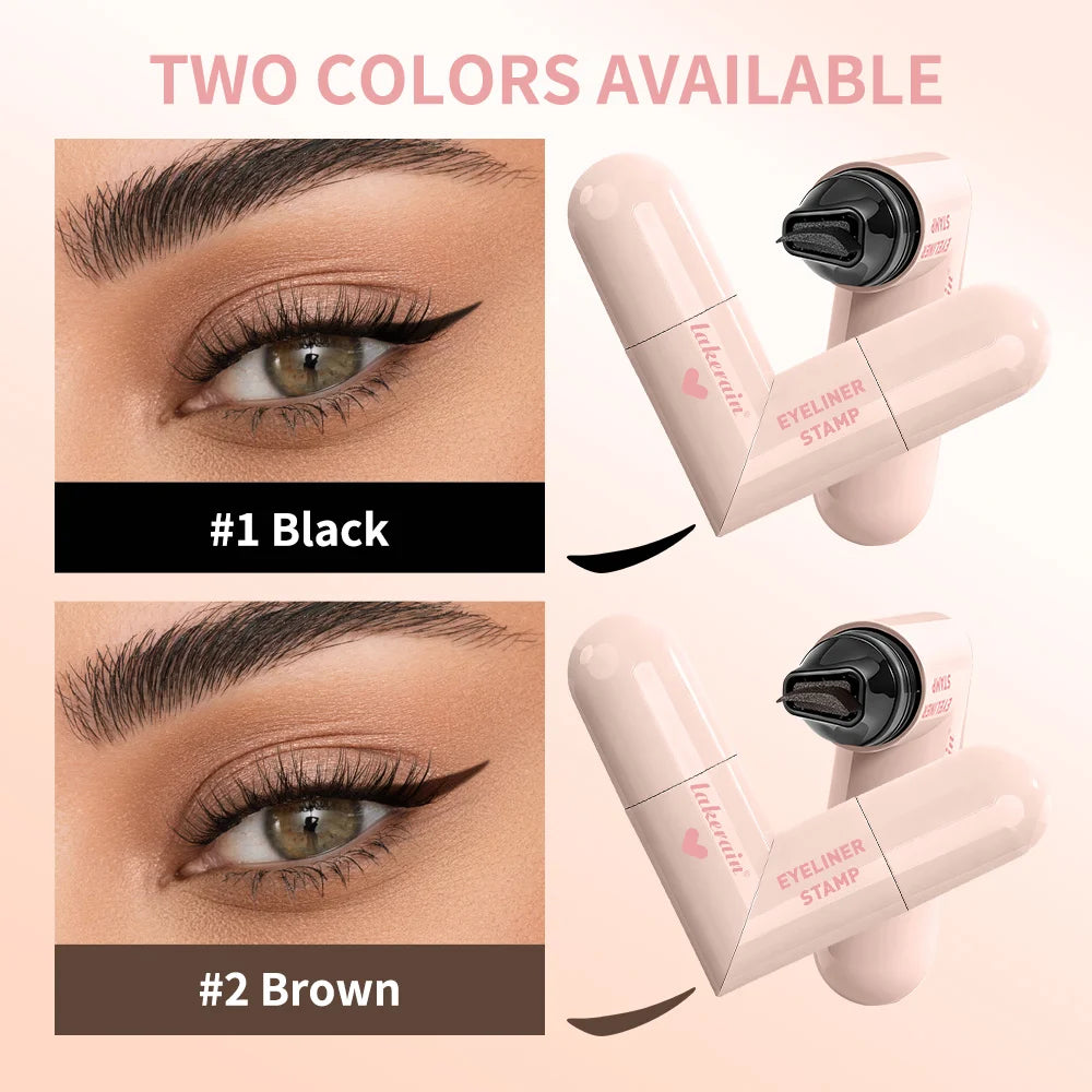 Eyeliner Stamp Waterproof Winged Tool for Beginners and Quick Makeup Routine Professionals - 2
