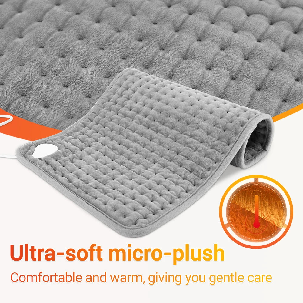 Electric Heating Pad with Temperature Control Adjustable Thermal Wrap for Office and Home Use