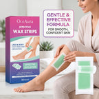 Depilatory Wax Strips Hair Removal for Smooth Skin Legs and Underarms at Home SPA Experience