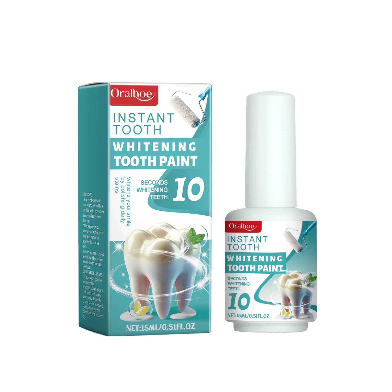 Teeth Whitening Paint Remove Dental Stains for Brighter Smile at Home - 13