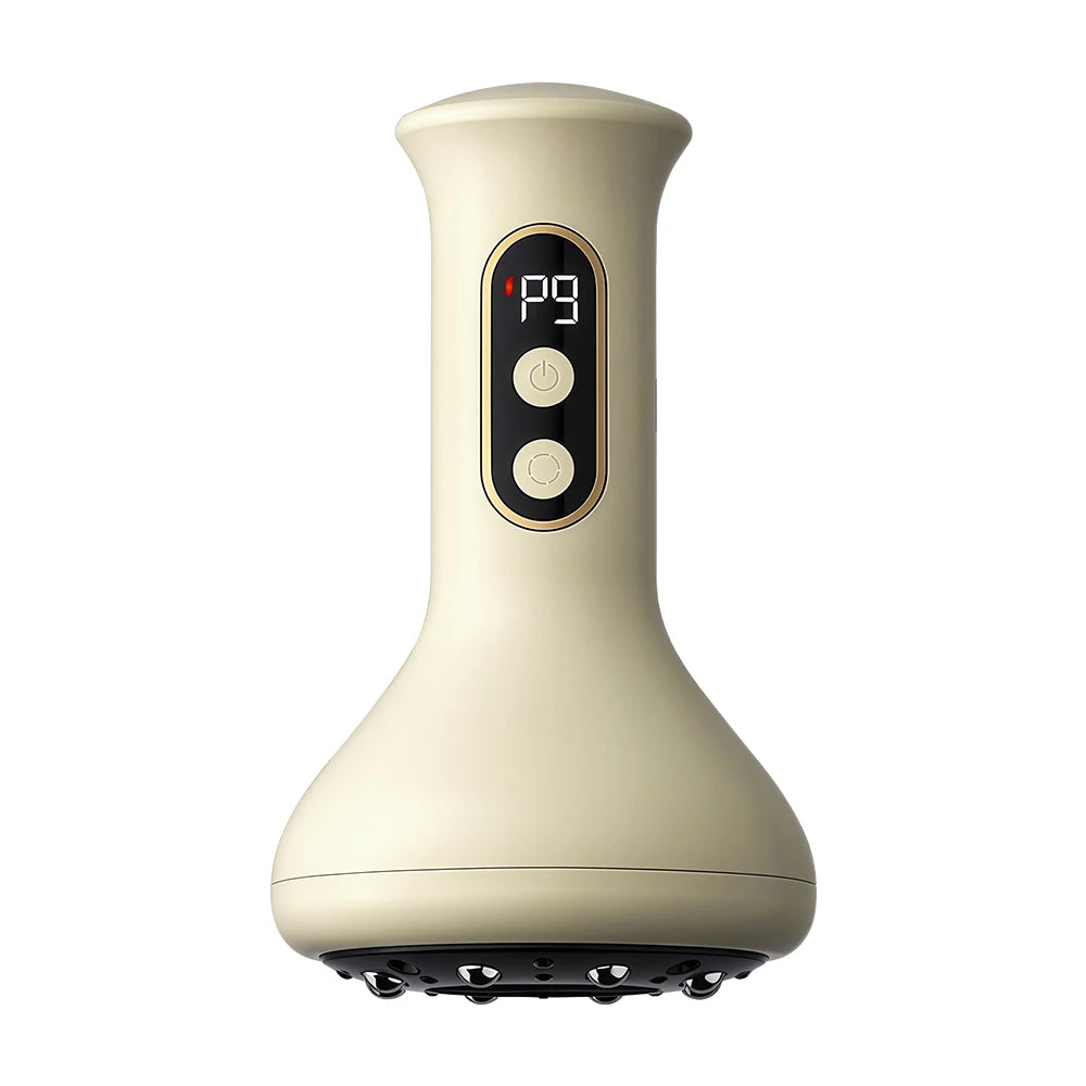 Electric Cupping Massager Scraping Tool Heated Meridian Device for Body Relaxation