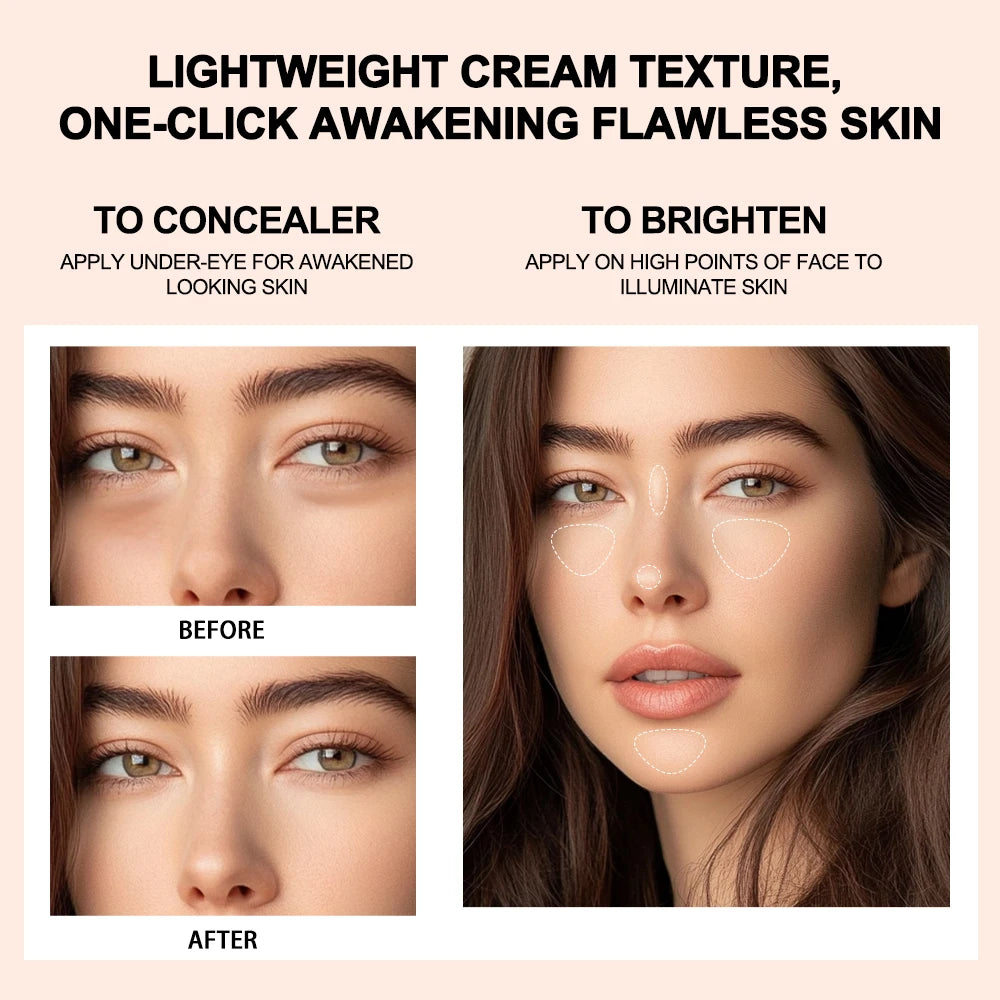 Awakening Concealer Click Pen Full Coverage Brightening Pencil for Women Everyday Makeup Look