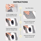 Wireless Calf Massager Air Compression Therapy for Tired Legs at Home or Office