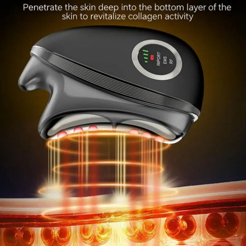 3 in 1 Facial Massager LED Light Microcurrent Wand for Women Skin Care and Neck Firming Routine