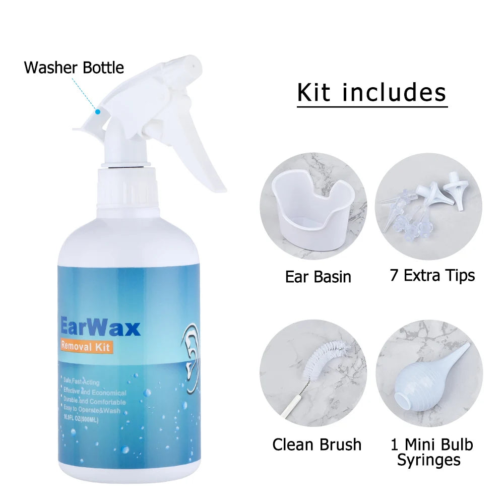 Electric Ear Wax Removal Kit Professional Irrigation System for Adults and Kids at Home