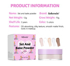 Loose Baking Setting Powder Oil Control Matte Finish for Women for Daily Makeup Routine