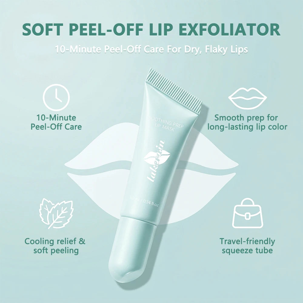 Gentle Peel Off Lip Mask Exfoliating Moisturizing Treatment for Dry Chapped Lips Daily Skincare