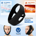 Face Ice Pack V Lifting Bandage Reusable Gel Compress for Home Skincare and Facial Recovery