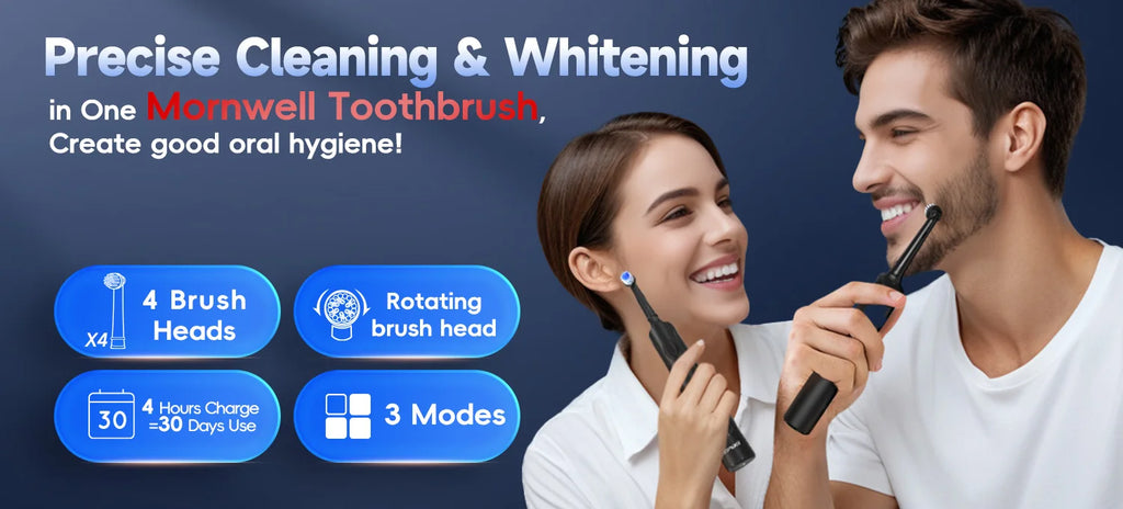 Electric Toothbrush Water Flosser Combo Rechargeable Oral Irrigator for Adults