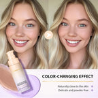 Liquid Foundation Color Changing Makeup Long Lasting Base for Daily Use and Glowing Skin