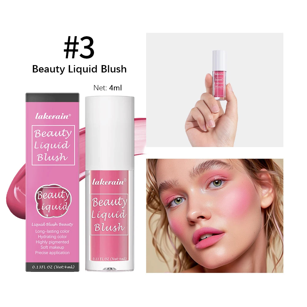 Beauty Liquid Blush Highly Pigmented Long Lasting Tint for Everyday Face Makeup