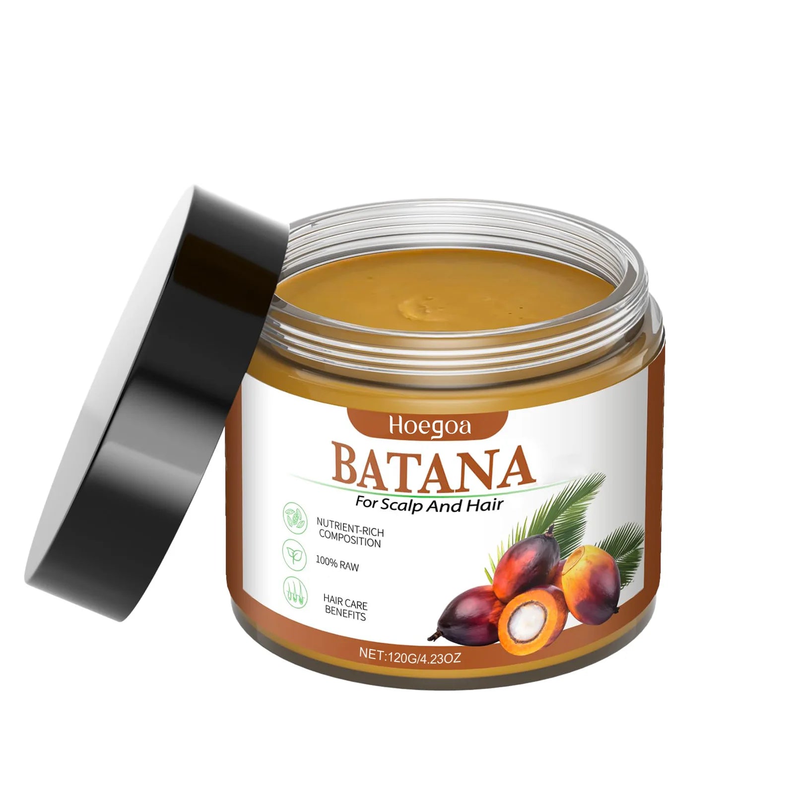 Batana Hair Mask Repair Split Ends for Dry Damaged Hair Scalp Nourishing Hair Care Treatment - 7