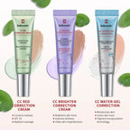 CC Water Gel Correction Cream Hydrating Foundation for Natural Glow and Daily Face Makeup