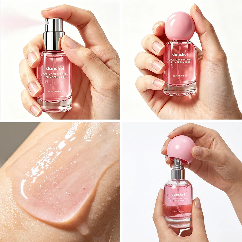 Collagen Peptides Jelly Serum Mist Deep Hydration Moisturizing Spray for Face Daily Skincare