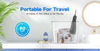 Electric Oral Irrigator Portable Water Flosser with 5 Cleaning Modes for Daily Dental Care