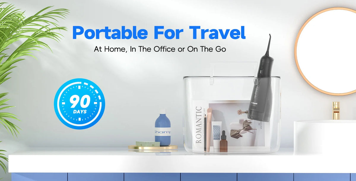 Electric Oral Irrigator Portable Water Flosser with 5 Cleaning Modes for Daily Dental Care