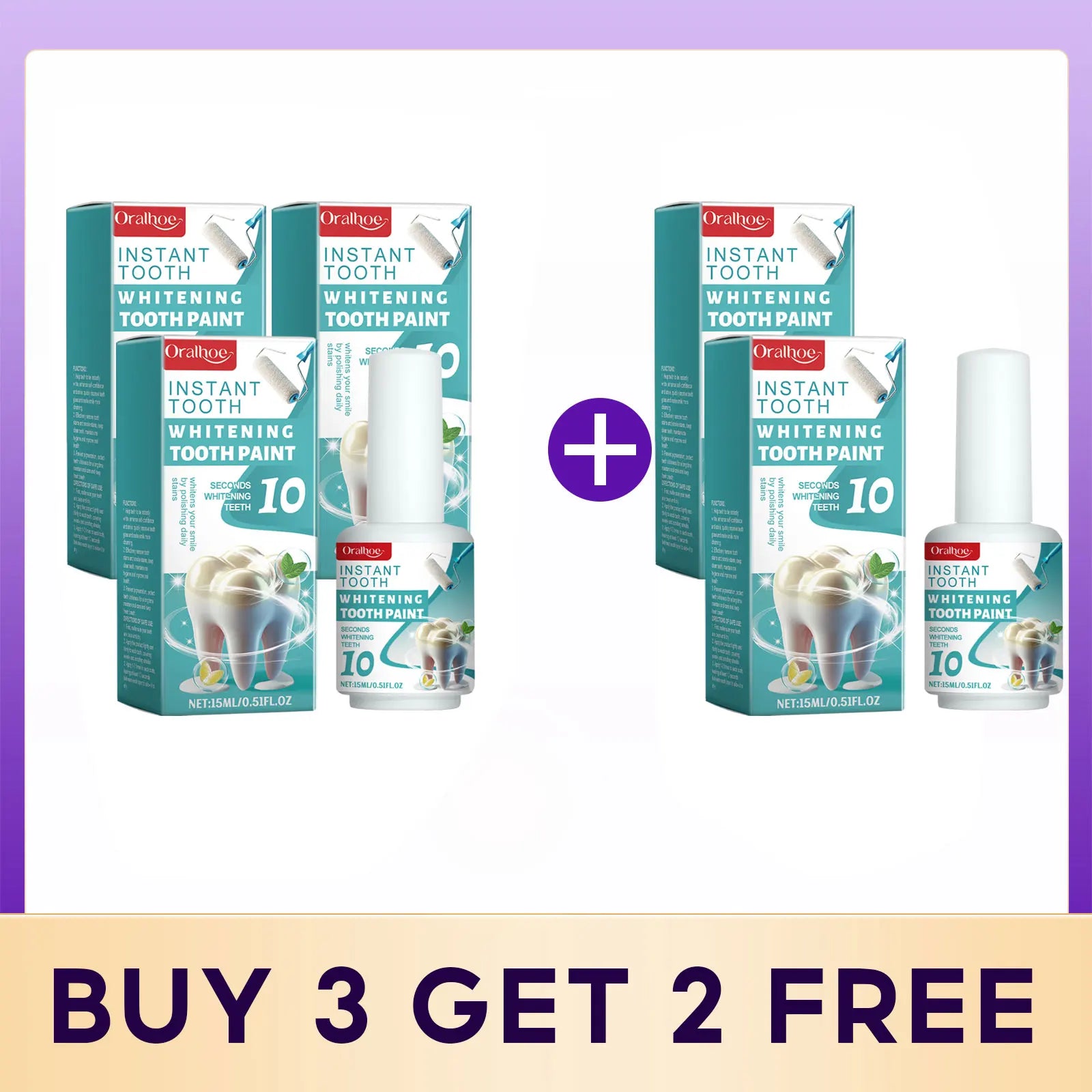 Teeth Whitening Paint Remove Dental Stains for Brighter Smile at Home - 15