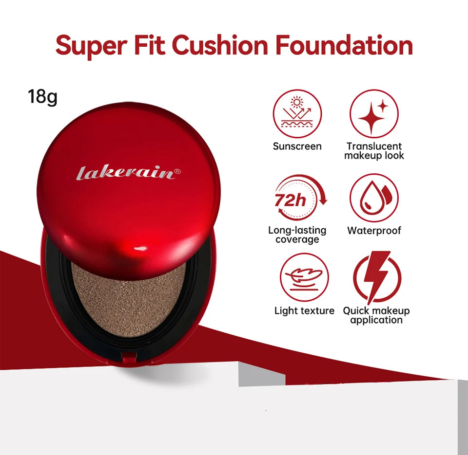 Cushion Foundation Long Lasting Coverage and Sun Protection for Daily Face Makeup