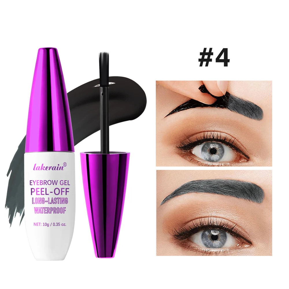 Eyebrow Gel Tint Peel Off Waterproof Brow Enhancer for Natural Long Lasting Daily Makeup