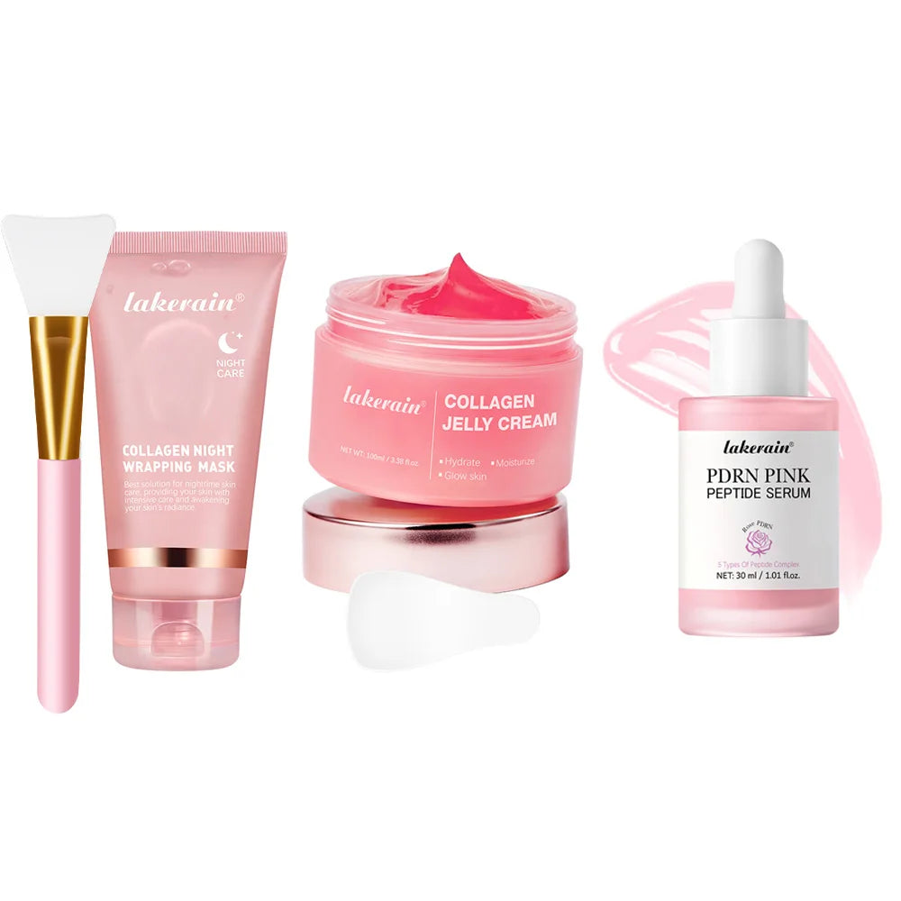Collagen Night Wrapping Mask Peel Off Anti Aging Treatment for Women at Night