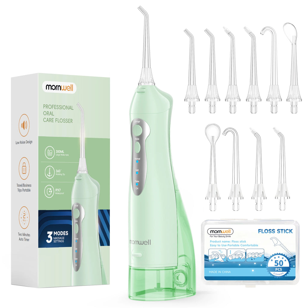 Portable Electric Water Flosser Rechargeable Oral Irrigator for Teeth Cleaning at Home