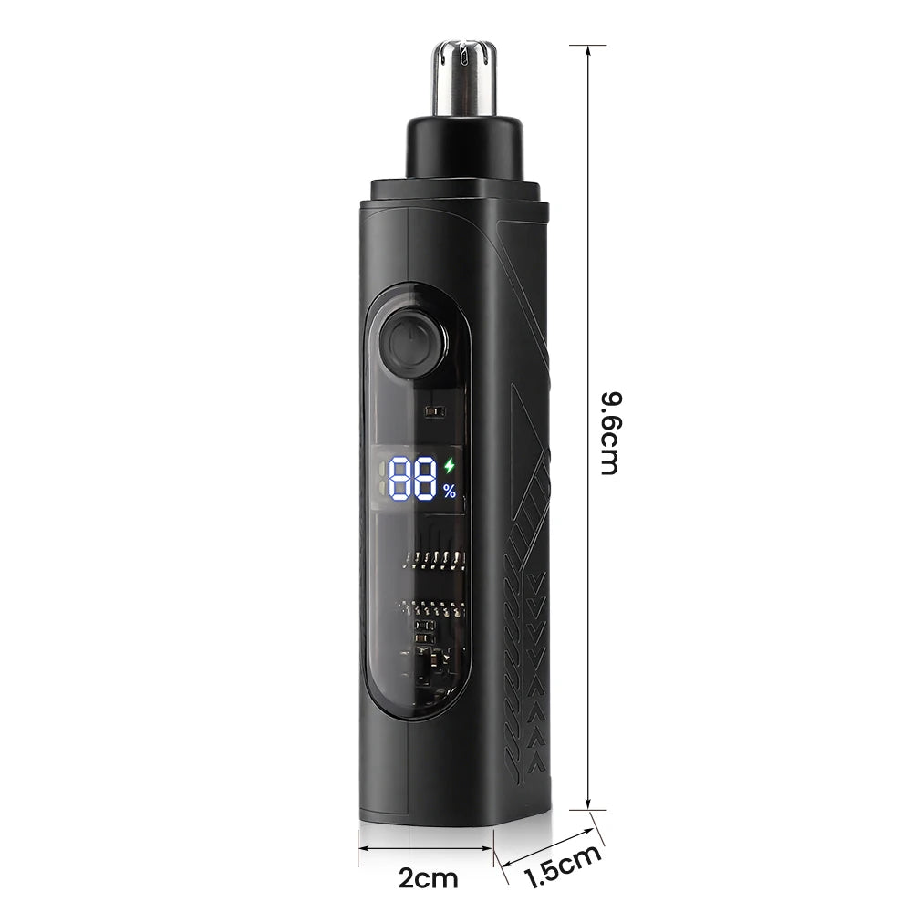 Electric Nose Hair Trimmer Painless Rechargeable Grooming Tool for Men and Women Daily Routine