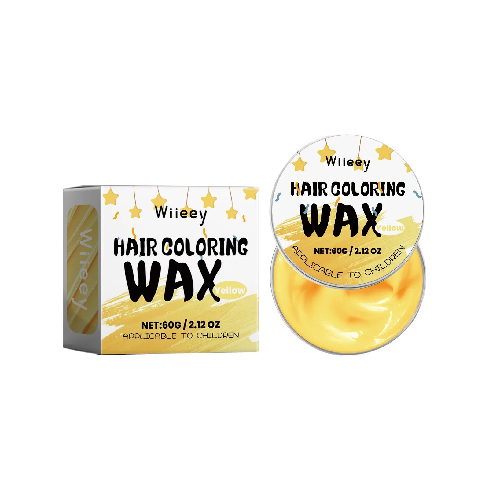 Temporary Hair Color Wax Vibrant Styling Paint for Kids Parties and Daily Fun Styling - 12