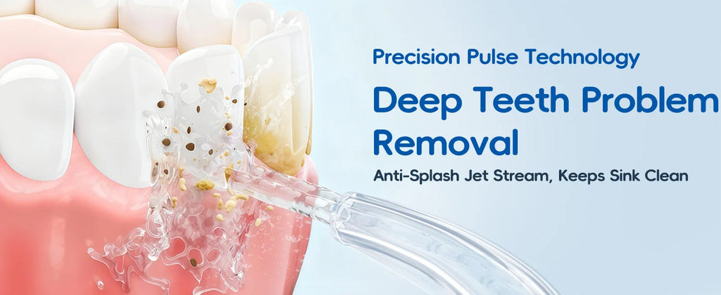 Electric Water Flosser Oral Irrigator with Multiple Tips for Adults at Home