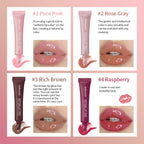 Peptide Lip Tint Moisturizing Gloss with Silky Smooth Texture for Daily Use and Care