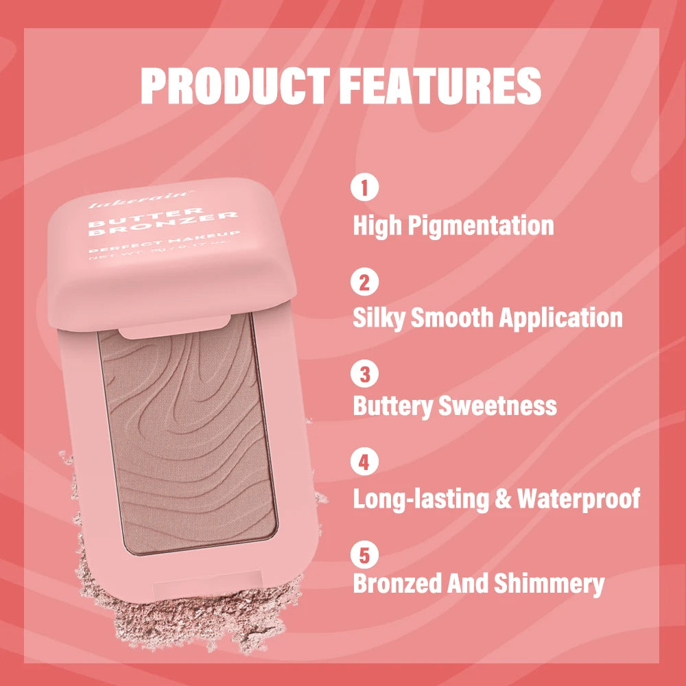 Butter Bronzer Face Contouring Palette Long Lasting Makeup for Women on Summer Days
