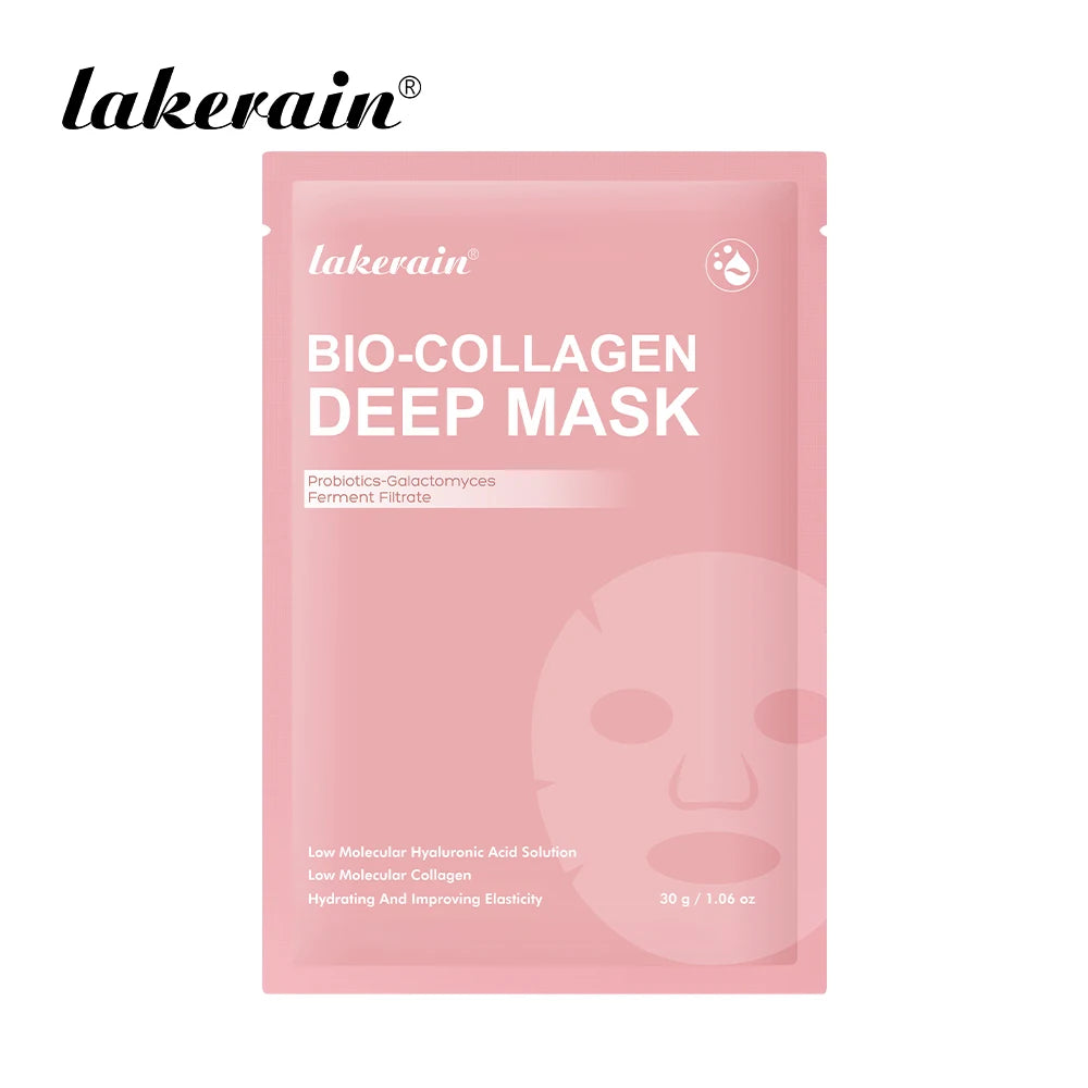 Bio Collagen Deep Mask Hydrating Pore Minimizing Treatment for Unisex at Home or Travel Use