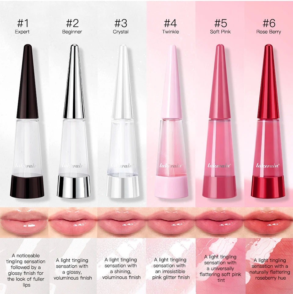 Lip Plumper Serum Deep Hydration High Shine Gloss for Fuller Looking Lips Daily Beauty Routine